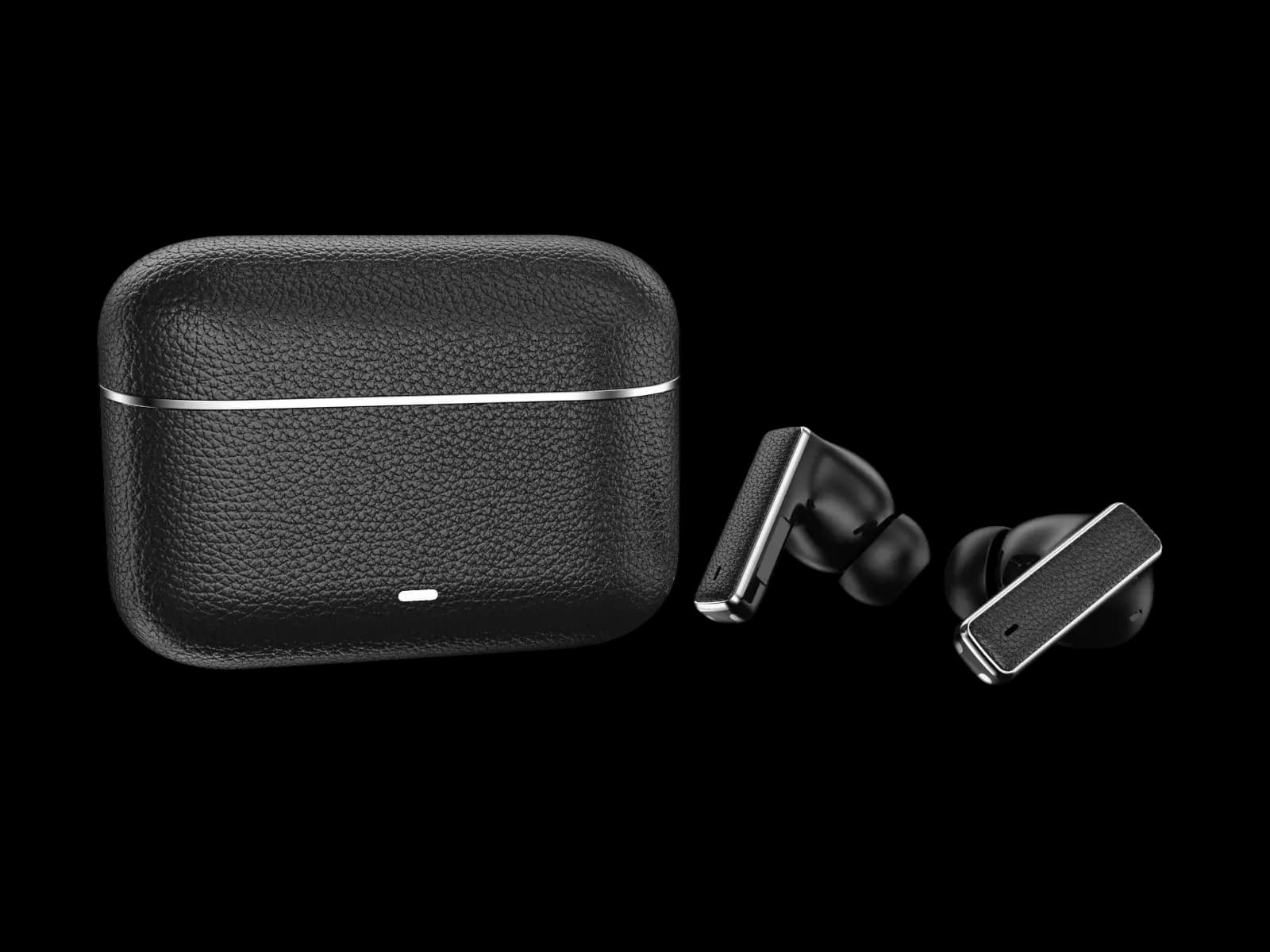 WHOOPEE T2 Shadow Black kulak içi kulaklık şarj kutusuyla